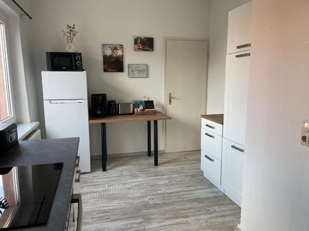 Vollausgestattete Küche in den Neuseenland Apartments