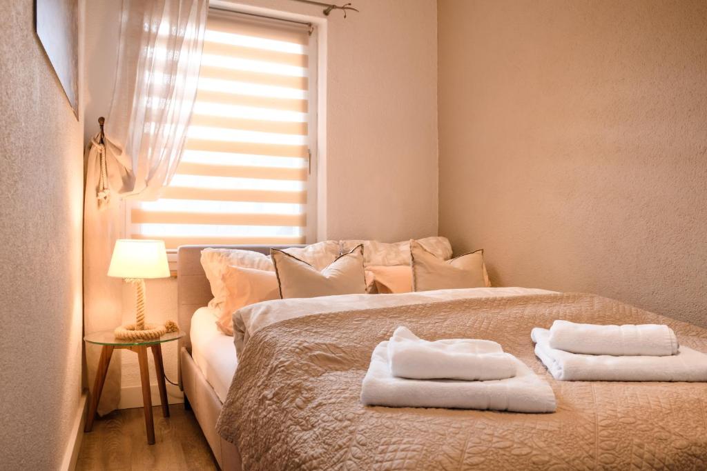 Wohnbereich im Ferienhaus Neuseenland